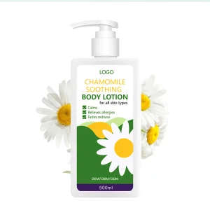 Customized Face and Body Organic Beauty Care Moisturizing Chamomile Body Lotion 500ml for Body Care