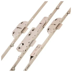 Symmetrical Aluminium Door Multipoint 3 Hooks Split Spindle