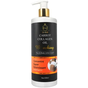 High Quality Brightening Body Lotion Carrot Extract Hydrating Body Lotion