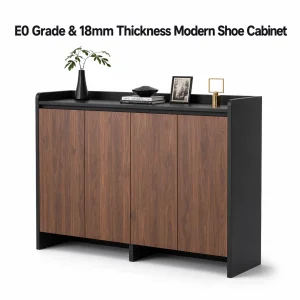 Walnut Shoe Cabinet