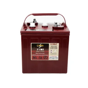 Bateria Tubular de Ciclo Profundo Inundada T105 6V 225ah para Veículo de Passeio Triciclo