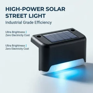 Outdoor Step Lights, Wall Landscape Decorative Lighting, Railing Lights Solar Light