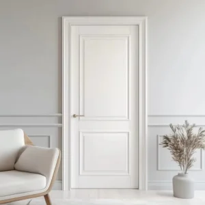 Solid Wood Security Blast Door - Bullet Resistant for High-Risk Areas
