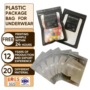 Custom Plastic Bags with Handle