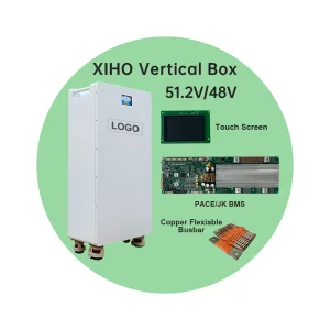 Xiho 48V 51.2V 280Ah 314Ah 345AH Floor-Standing Lifepo4 Battery DIY Box 16kWh Home Solar Energy System Kits JK PACE 16S 200A Bms