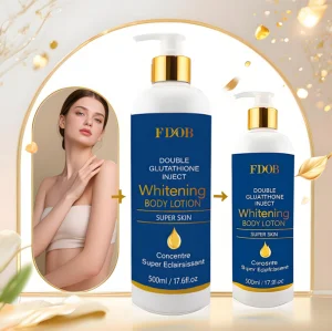 Custom Brightening Body Lotion - Natural Formula for Fairer Skin, Moisturizing and Gentle (OEM Private Label Available)