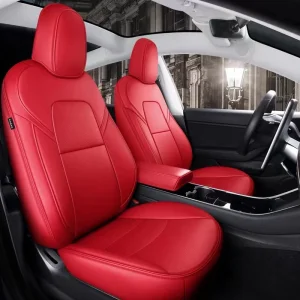 Custom Tesla Model 3 Premium Leather Car Seat Covers