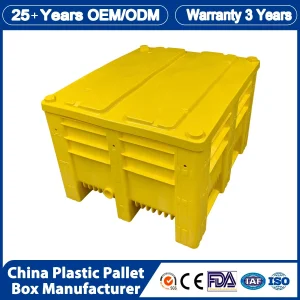 Customizable Size Pallet Container 1200X1000X1140mm for Agricultural Technology with GPS Tracking System and Food Grade Material Safe for Food Storage
