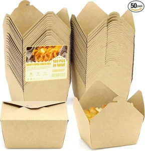 Container de Papel Kraft Ecológico