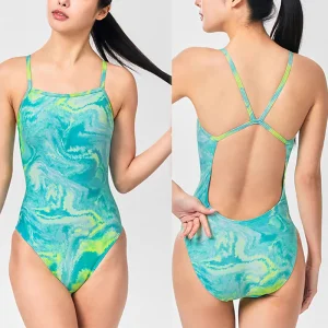 Professional Swimming Training Competition Racing Swimsuit Custom Printed Sublimation Prints Swimwear for Girl Women Swim