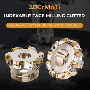 90 Degree Indexable Face Mill Cutter Use APMT APKT CNC Machining Inserts Side and Face Milling Cutter