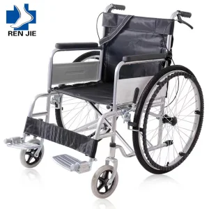 2026 Amazon Best Selling Steel Wheelchair Used Hospital Manual Folding Wheelchair