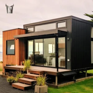 40ft Expandable Container House Luxury Holiday Villa 1 2 3 4 Bedroom Prefab Home Modular Steel Office Building With Bathroom