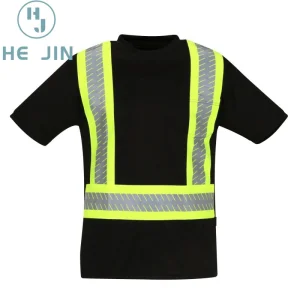 Camiseta de seguridad ligera y duradera, transpirable, de alta visibilidad y reflectante para trabajo