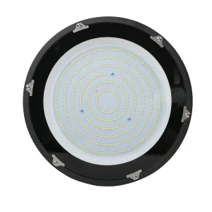 UFO LED High Bay Light 100W 150W 200W 20000 Lm Daylight IP65 Waterproof Commercial Warehouse Workshop Wet Location Area Lighting Fixture