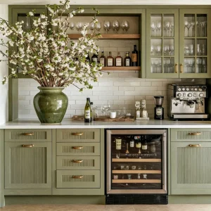 Modern Luxury Eco-Friendly Water Resistant Kitchen Cabinet Set Door Cabinet For Kitchen Bedroom Dresser Wardrobe