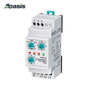 A FKM-05F Phase Sequence Phase Failure Relay 380VAC 5% To 25% Asymmetry 0.1s To 20s Reset Time