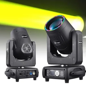 Mini 450W Prism LED Moving Head Stage Lights Iris RGBW DMX512 16 Channels Two Prism Wheels 12 Colors + White 6-color Rainbow
