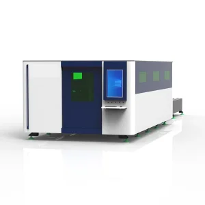 Full Cover Fiber Laser Cutting Machine Thick Metal Sheet Laser Cutting Machine with Exchane Table