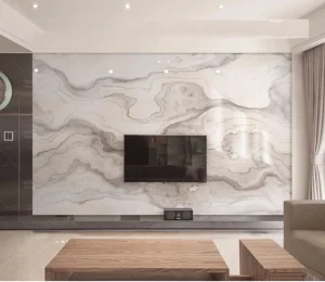 Decorative Slat Wooden Wall Panels with Acoustic Pet Bamboo Charcoal Wood Veneer