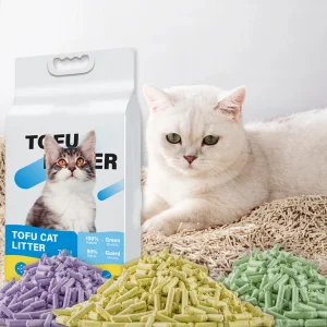 Biodegradable Low Dust Clumping Odor Control Lightweight Flushable Eco-Friendly Sustainable Natural Cat Litter