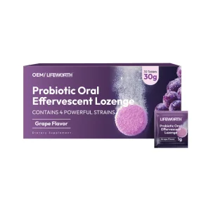 LIFEWORTH Oral Care Probiotics Micro-Effervescent Lozenges