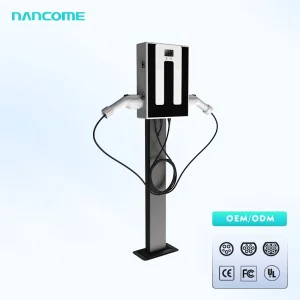 44kw High-Power Ocpp AC Pole-Type Public Electric Vehicle Charger Station