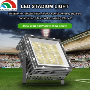 400/500/1000W LED Outdoor Playground Hight Brightness Aluminum High Pole Waterproof IP66 Sports Stadium Tennis Court Flood Light