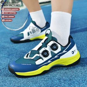 Professional Men's Women's Tennis Pickleball Shoes New Anti-Slip Shock-Absorbing Wear-Resistant Mesh Lining Spring Summer Use