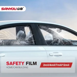 Explosion-Proof 99% UV Cut Safety Film for Car Accessories and Home Building