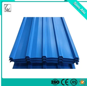 High Quality 0.7mm Aluminum Color Coated Corrugated Sheet Roofing Material