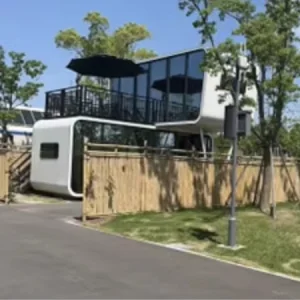 Modern Design Expandable Apple Cabin Steel Shipping Pod