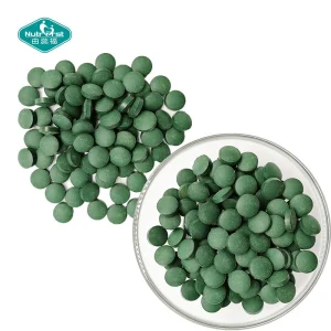 مكملات غذائية خاصة بالعلامة التجارية طحالب خضراء كلوريلا 200mg أقراص سبيرولينا عضوية