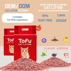 Plant Tofu Cat Litter