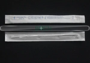 Medical Disposable Stainless Steel Swab Stick Aluminum Swab Stick Cotton Swab 150mm