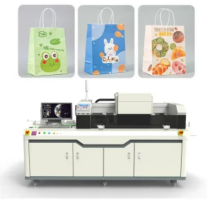 2023 New High Speed Corrugated Boxes Shopping Bags Single Pass Digital Printer for out-Carton
