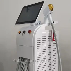 IPL Diode Hair Removal Skin Rejuvenation Machine 2 Handles IPL Diode Laser Hair Removal Titanium Machine 4 Waves Laser Diode