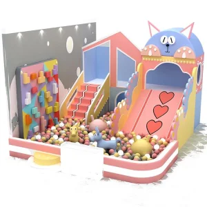 Hot Selling Product Kids Climbing Wall Indoor Playground Soft Play Equipment Amusement Park Rides with Slide Go Karts