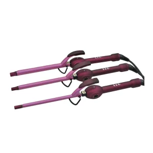 HW-911 New Design Ceramic Digital Magic Slimsy Hair Curler 9MM Spiral Electric Men Curling Iron Waver
