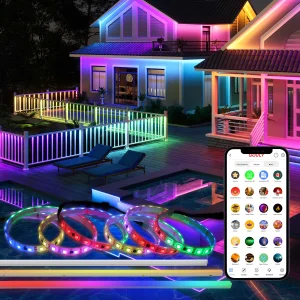 gouly High Quality Led Strip Light Outdoor Waterproof Aluminum Profile Ucs2904 Rgbw Chasing Color Ubs Led Strip Light