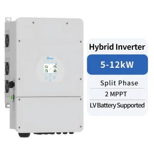 Deye Sun-5/6/7.6/8/10/12K-Sg02lp2-Us-Am2/Am3 Split Phase 120V/240V 5kw 6kw 7.6kw 8kw 10kw 12kw 48V Hybrid Solar Inverter