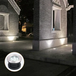 Outdoor Inground Uplight 12V 24V Waterproof IP65 IP67 Deck Light Recessed Step Buried Light Ground Lamp LED Underground Light