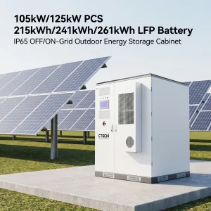 215kWh Bess Solar 241kWh Energy Storage System 100kW C&amp;I Outdoor Battery Industrial and Commercial Energy Storage Cabinet