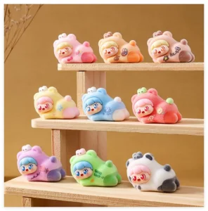 Top Seller Souvenir Flocked 3D Doll Miniature Animal Figurine Figure Toy Mix Character