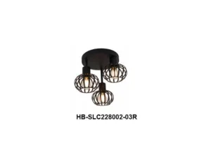 Modern Black Industrial Spot Light LED 2 Way Ceiling Spotlight Adjustable Vintage Ceiling Down Light