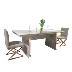 Wholesale Modern Luxury Wood Dining Room Furniture Dining Table Chair Restaurant Home 6 Seater Wooden Dining Set