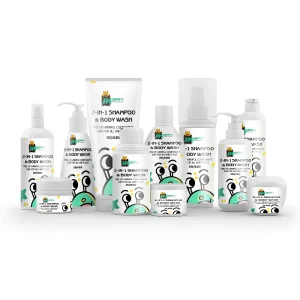 Paraben-free Shea Butter Vitamin E Organic Kids Baby Facial Cream Body Lotion Set for Baby