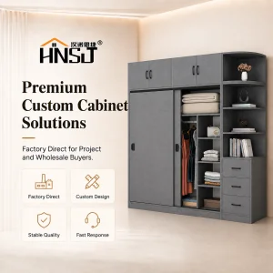 Modern Style Simple Sliding Wardrobe