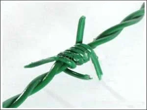 Anping Factory Supply PVC Coated Barbed Wire for Security Fence