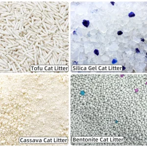 Fabricante de arena para gatos de suministros para mascotas al por mayor, biodegradable, inhibición de bacterias, libre de polvo, desechable, aglomerante natural, premium, a base de plantas, arena de tofu para gatos